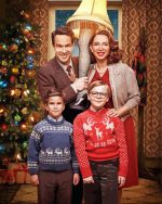 A Christmas Story Movie paint by number