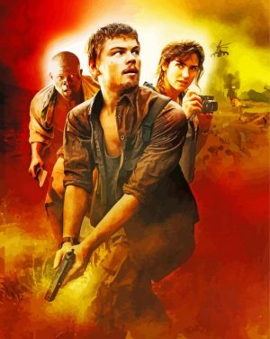 Aesthetic Blood Diamond paint by numbers