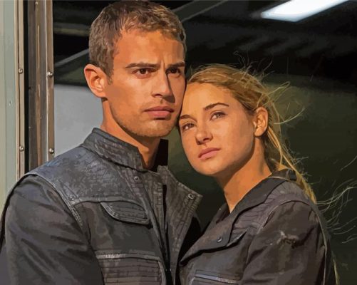 Beatrice Prior And Tobias Eaton Divergent paint by numbers