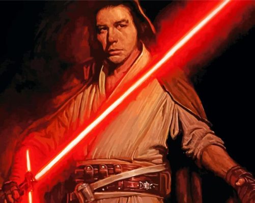 Aesthetic Kylo Ren With Saber paint by numbers