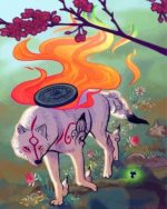 Aesthetic Okami paint by numbers