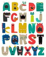 Alphabets paint by number