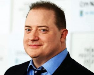 American Actor Brendan Fraser Paint by numbers