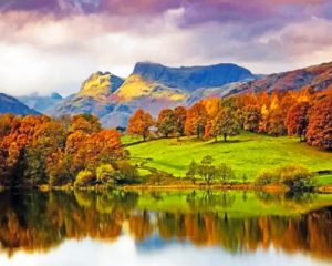 Autumn Lake District Paint by numbers