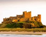 bamburgh castle Northumberland paint by numbers