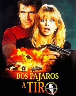 bird on a wire movie poster paint by numbers