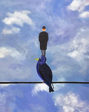 bird on a wire paint by number