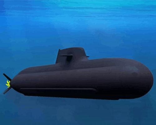 black Submarine paint by numbers