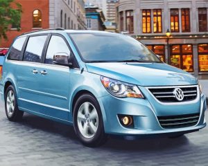 blue Routan paint by number