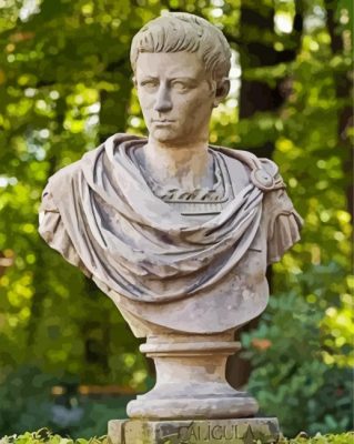 Buste Empereur Romain paint by number