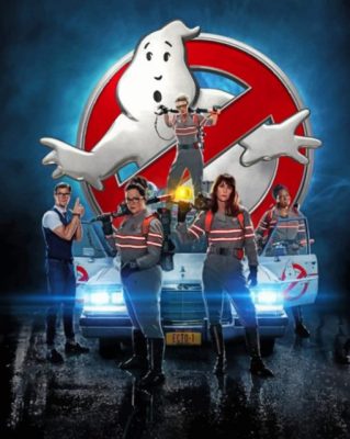 Aesthetic Ghostbusters Illustration paint by numbers