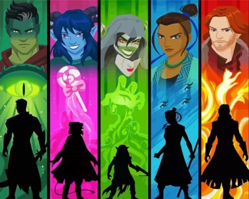 Critical Role Characters Art paint by numbers