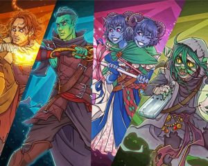 Critical Role The Mighty Nein Piant by numbers