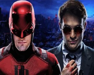 Daredevil Marve paint by numbers
