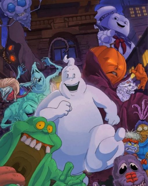 Ghostbusters Poster paint by numbers