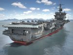 Grey Cvn 65 Military Ship paint by numbers