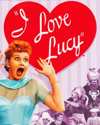 I love Lucy paint by numbers