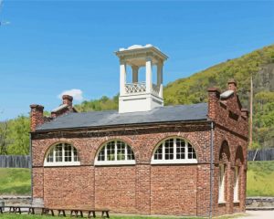 John Brown Fort Hapers Ferry paint by numbers