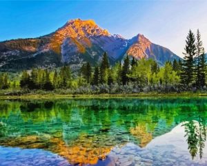 Kananaskis Nature paint by numbers