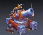 Lava Cannon Paint by numbers