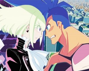 lio and galo promare paint by numbers