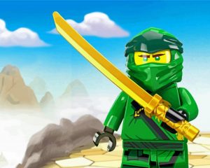 Lloyd Montgomery Garmadon Ninjago paint by numbers