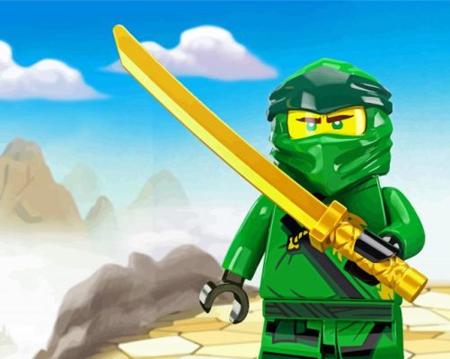 Lloyd Montgomery Garmadon Ninjago paint by numbers