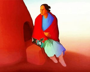 Lonely Lady R C Gorman paint by numbers