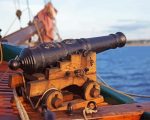 Military War Ship Cannon Paint by numbers
