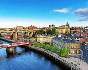Newcastle England paint by numbers