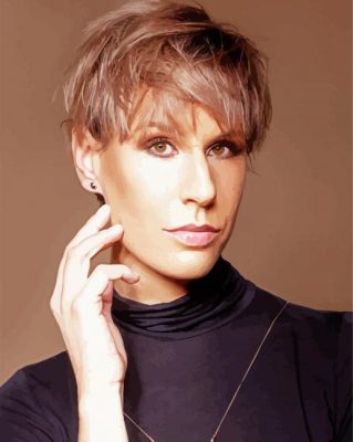 Odelle De Wet Actress Paint by numbers