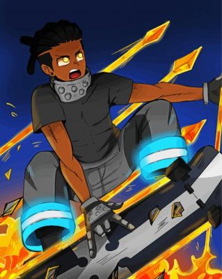 Japanese Ogun Montgomery paint by number