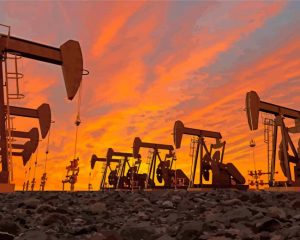 Oilfield Illustration paint by numbers