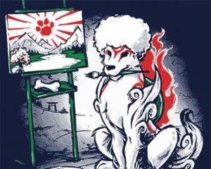 Okami Illustration paint by numbers