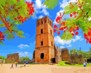 Panama viejo Paint By Numbers