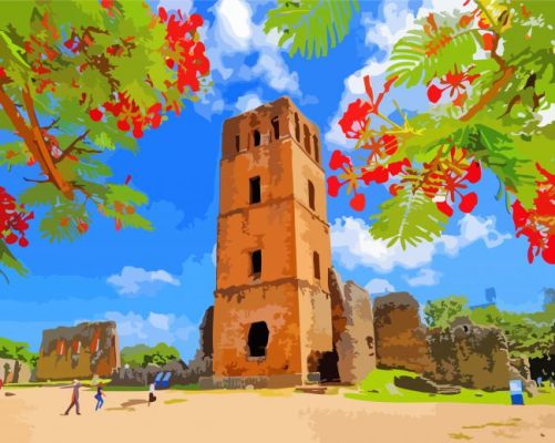 Panama viejo Paint By Numbers