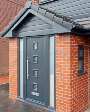 Aesthetic Porche Black Door paint by numbers