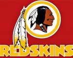 Redskins Football Logo paint by number