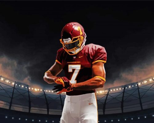 Redskins Football paint by number