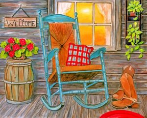 Rocking Chair paint by numbers