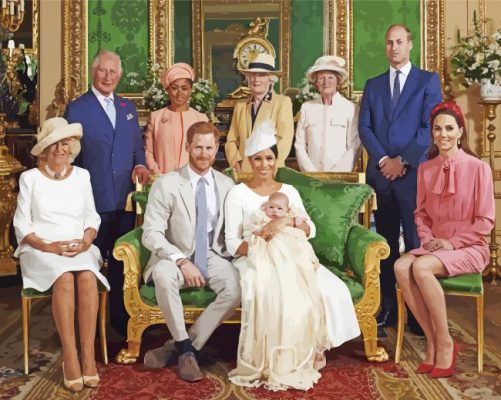 Royal Family paint by numbers