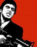 Scarface Illustration paint by numbers