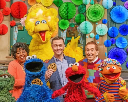 Sesame Street Team paint by numbers