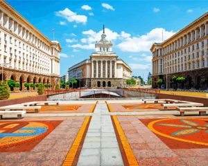sofia city Bulgaria paint by numbers