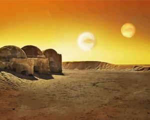 tatooine planet paint by numbers