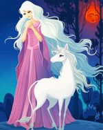 The Last Unicorn paint by numbers