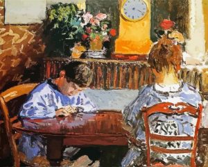 The Lesson Alfred Sisley paint by numbers