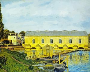 The Machine At Marly Sisley Art paint by numbers