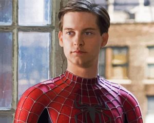 tobey maguire spider man paint by number
