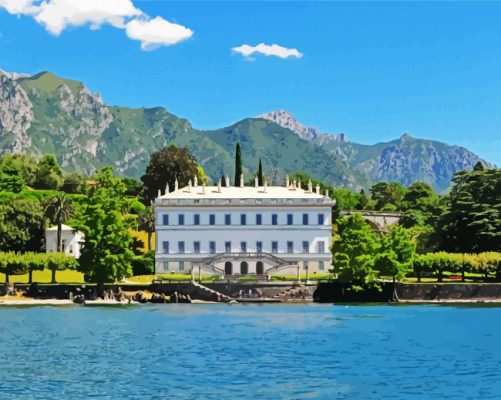 Villa Melzi Bellagio Lago Di Como Paint By Number